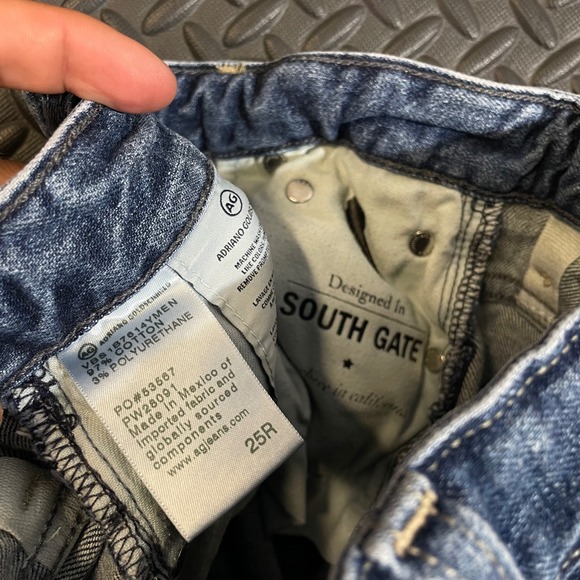 AG Adriano Goldschmied Alexxis Slim High Rise Vintage Slim Contour 360 Jeans 25R - Picture 5 of 10